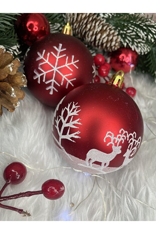 Коледна украса - Червено - 19