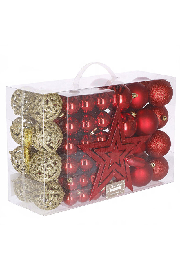 Коледна украса - Червено - 1