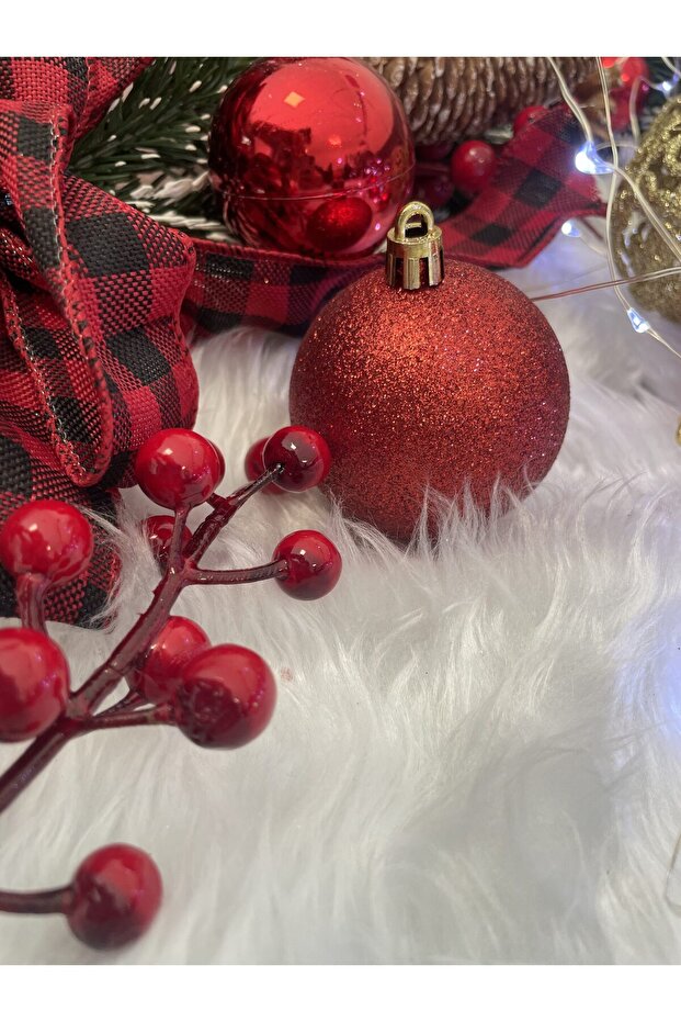 Коледна украса - Червено - 18