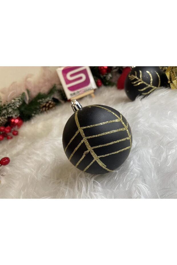 Коледна украса - Черно - 18