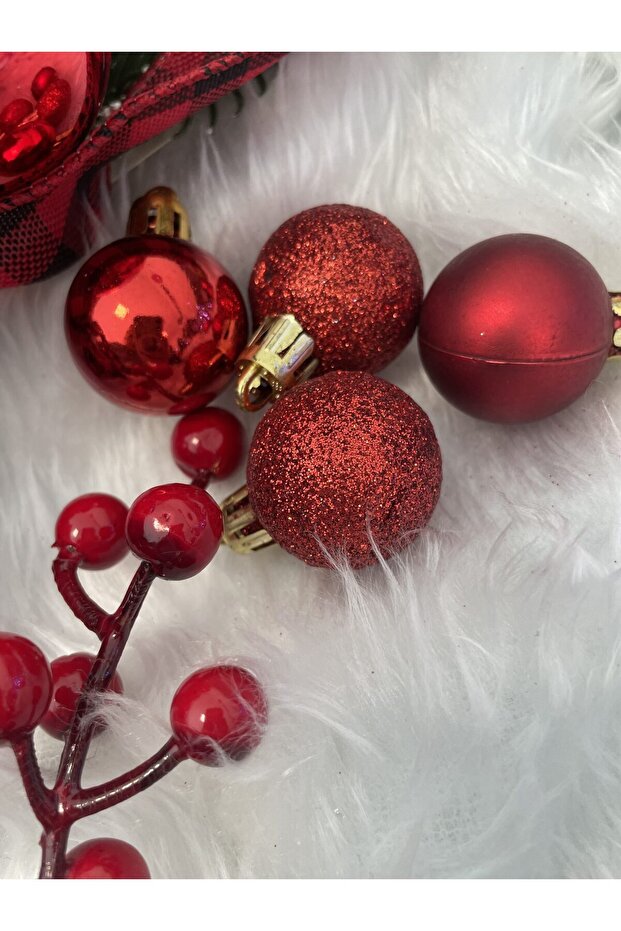 Коледна украса - Червено - 19