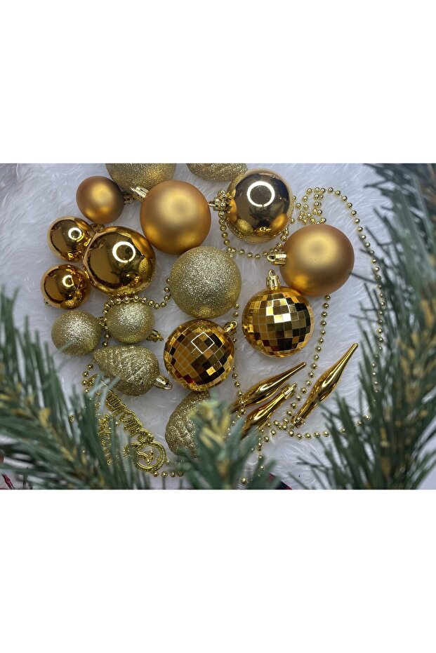 Коледна украса - Златисто - 6