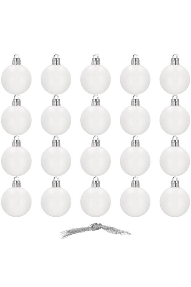 Коледна украса - Бяло - 2