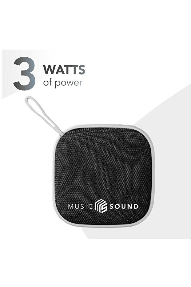Music Sound Mini BT Hoparlör Beyaz