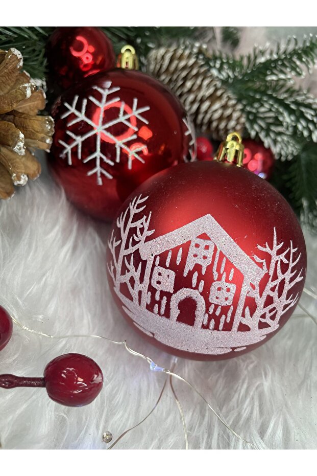 Коледна украса - Червено - 18