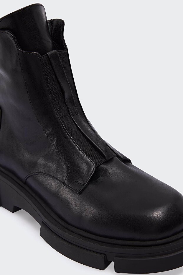 Pennoi Siyah Deri Kadın Bot - 3