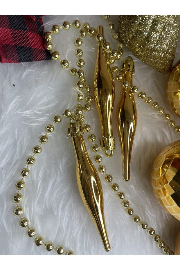 Коледна украса - Златисто - 17