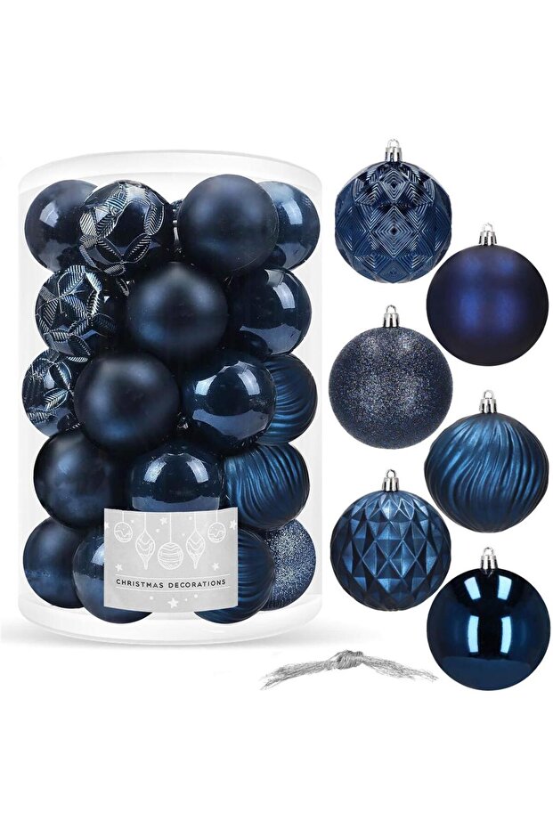 Коледна украса - Морскосиньо - 2