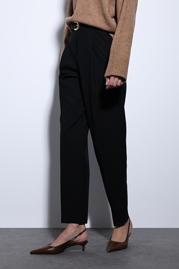 Black Women's Trousers with Pens