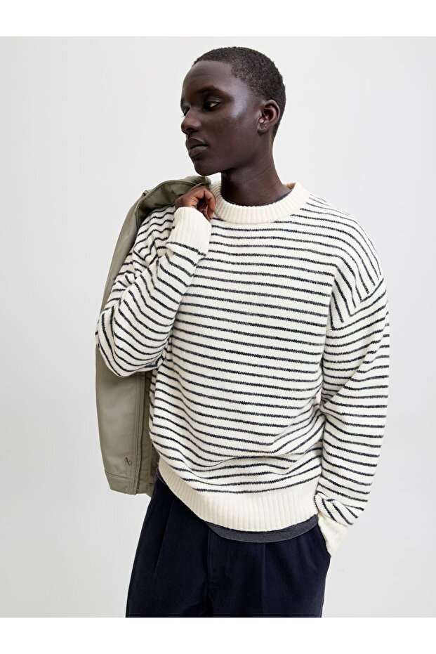 Strickpullover Gestreift Strickpullover - 7