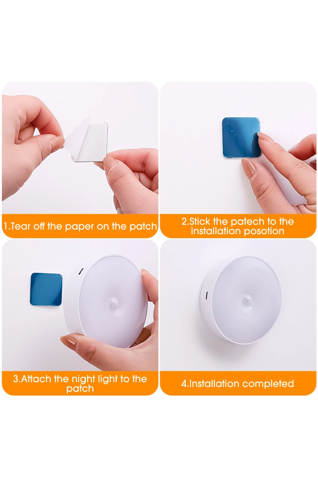 ضوء ليلي LED مع مستشعر الحركة - 6