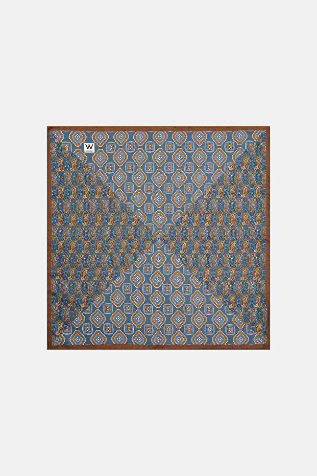 KAHVE İPEK MENDİL - 1