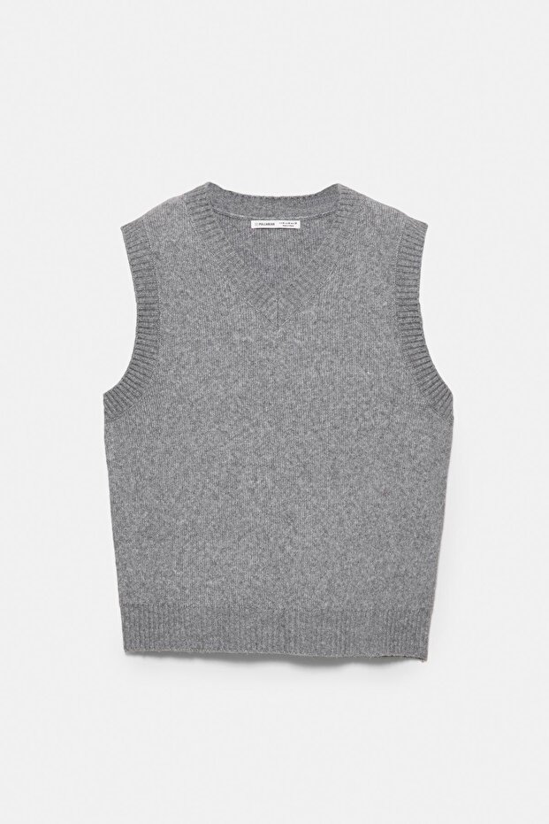 Yumuşak örgü yelek - 6