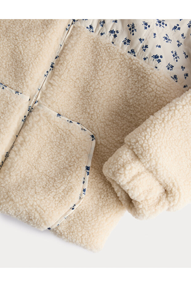 Çiçekli Çocuk Ceket - 4