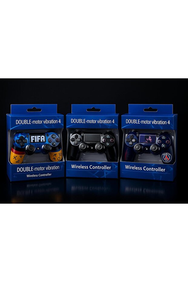 PS4 Oyun Kolu - Bluetooth Wireless Controller (Şarj Kablosu Hediyeli) - 4