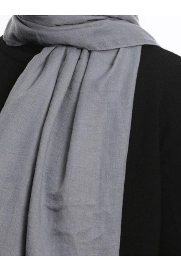 Premium Style – Aerobin Jazz Shawl | Anti-Wrinkle, Non-Slip, Breathable Tuck Fabric - Silver