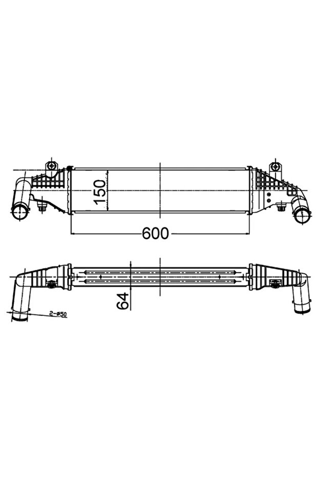 Mazda 3 Compressor Intercooler - 1