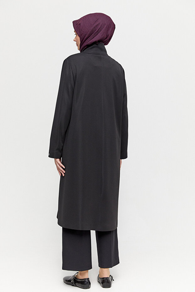 Fermuarlı Taş İşlemeli Kap - 6