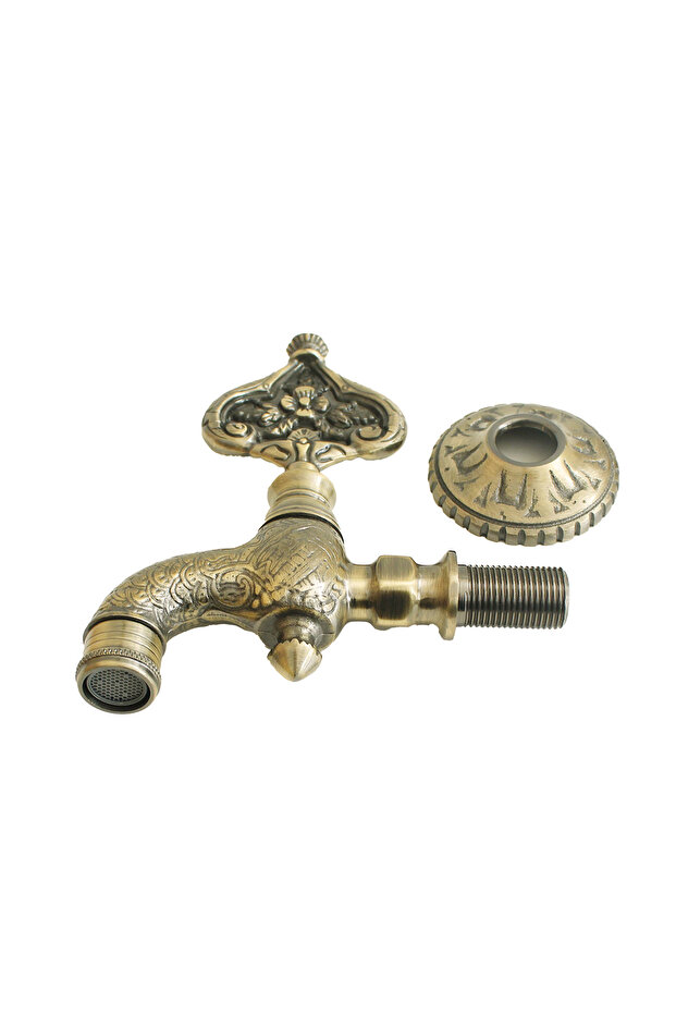 صنبور عثماني عتيق مع زخرفة منقوشة - 4