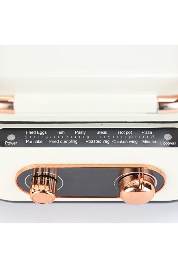شواية كهربائية 2 في 1 | صينية خبز كهربائية متعددة الوظائف، تحكم مزدوج في درجة الحرارة - 3