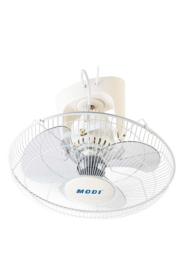 White Cooling Fan with 3 Speed Choices 360 Degree Oscillating Fan for Home and Office