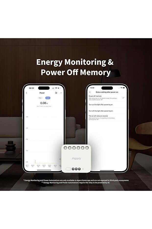 Dual Relay Module T2 with Matter, Requires Zigbee 3.0 Hub, Dry Contact Mode for Garage D - 6