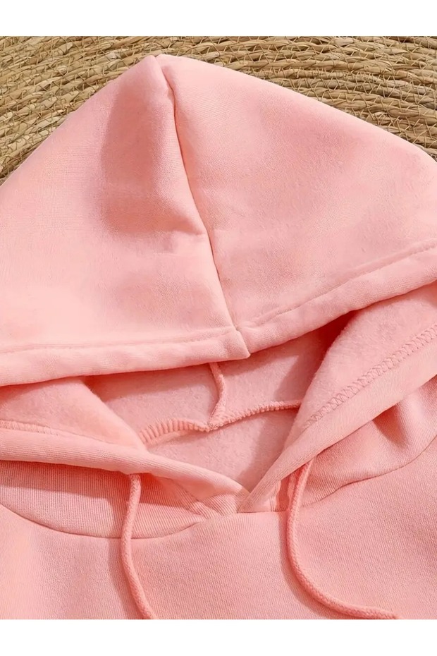 Hooded Sweatshirt Comfortable Stylish Design Oversized Unisex New Season Unprinted No Text Plain