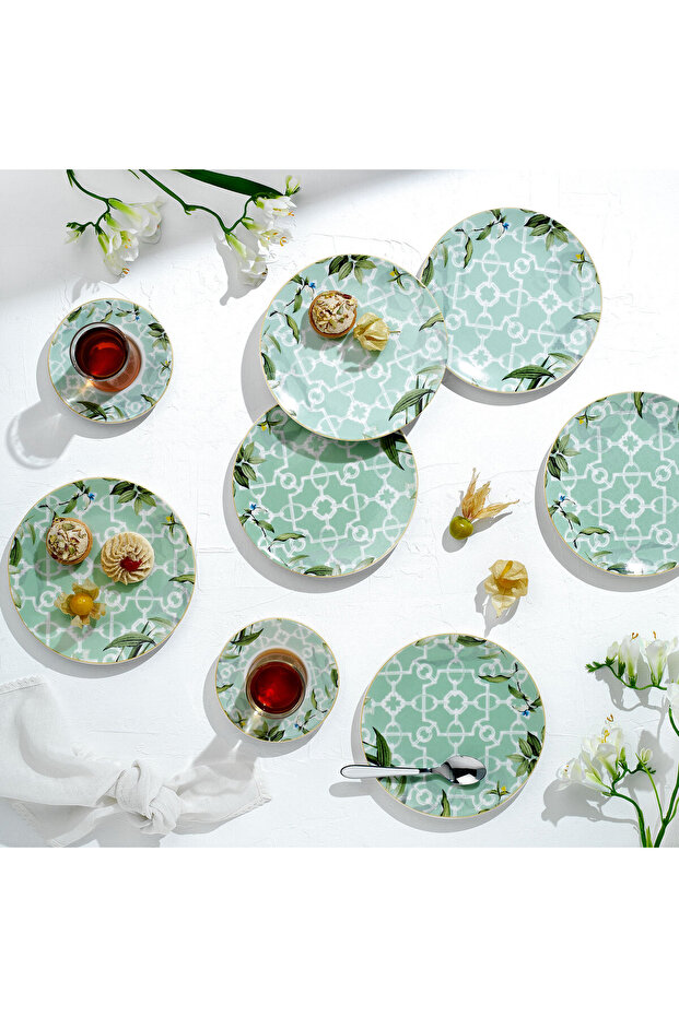 Sorte Pasta Seti 6 Parça-Su Yeşili - 2