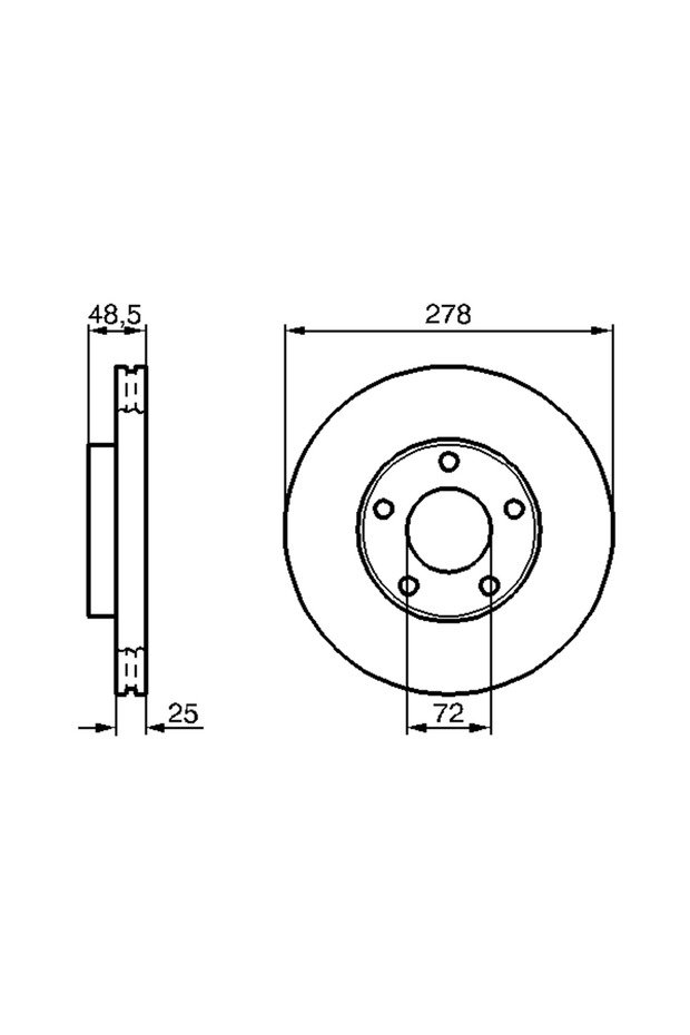 Спирачен диск Mazda 3/5 - 1