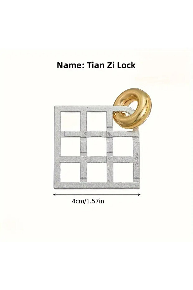 10 adet metal puzzle - 2