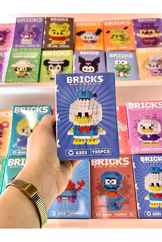 Mavi Ördek Bricks Yapı Oyuncak - 1