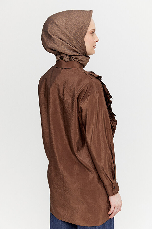 Volanlı Paraşü Tunik - 5