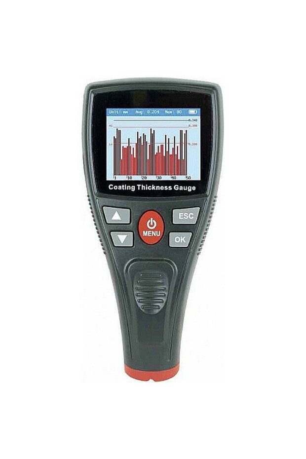 Coating Thickness Measuring Device for Non-Ferrous and Ferrous Surfaces with Memory - 1
