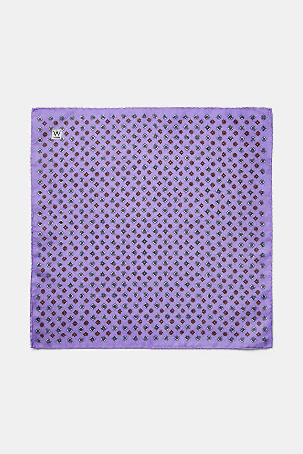 LİLA İPEK MENDİL - 1