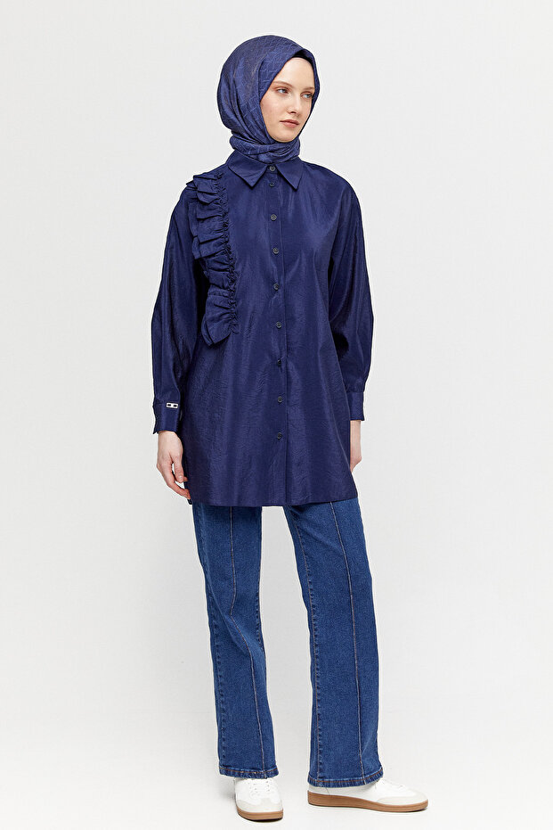 Volanlı Paraşü Tunik - 2