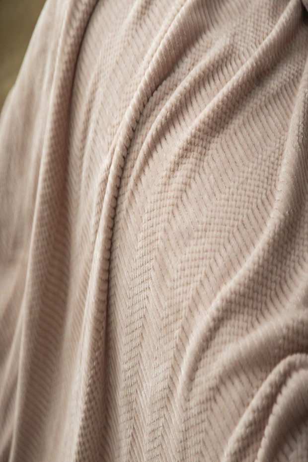 Vıncent Battaniye 200*220 Pudra - 2