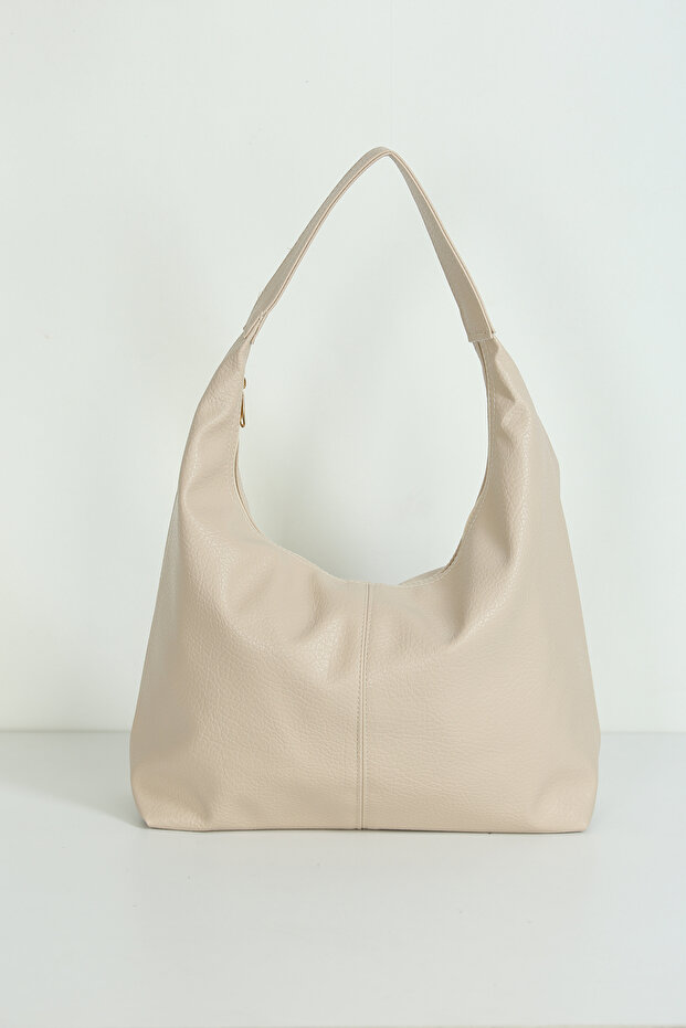 Comfortable Single-Handle Bag with Stitching Detail on the Front, Suitable for Daily Use Width: 36cm Length: 27cm Bottom: 11cm - 3