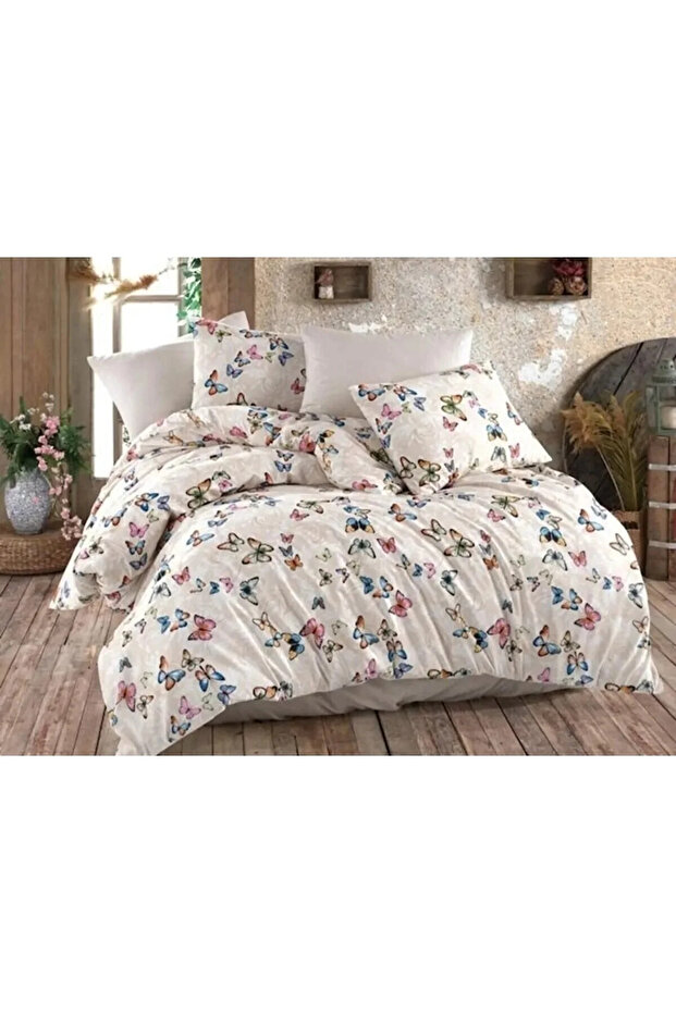 Double King Size Premium Ranforce Soft Textured Elastic Sheet Set