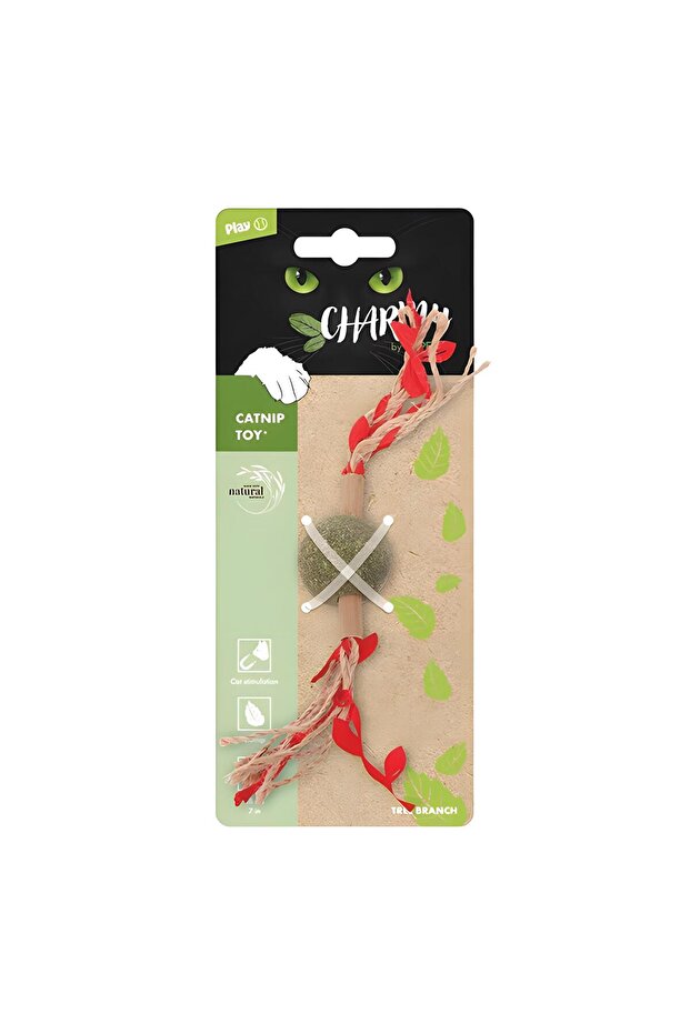 Charmy Brancy Catnip Cat Toy Red