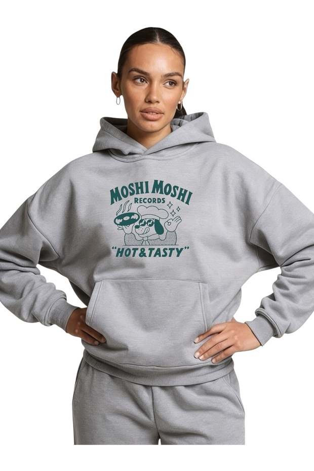 Unisex Hot Tasty Colorful Custom Printed Cotton Oversize Hooded Sweatshirt