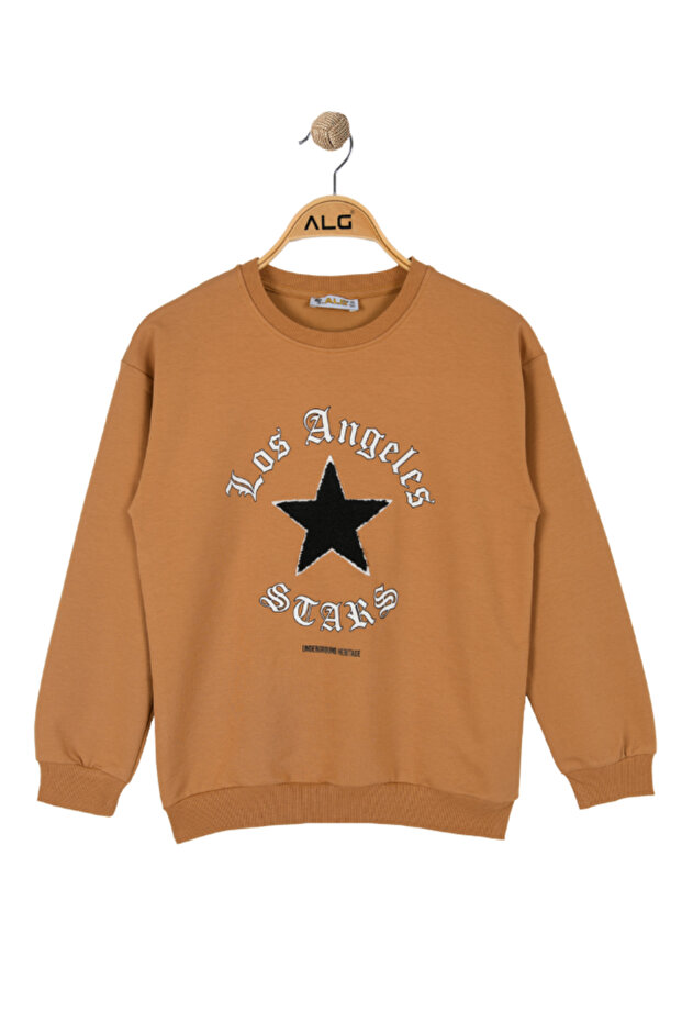 Boys' Star Printed Sweatshirt - 1