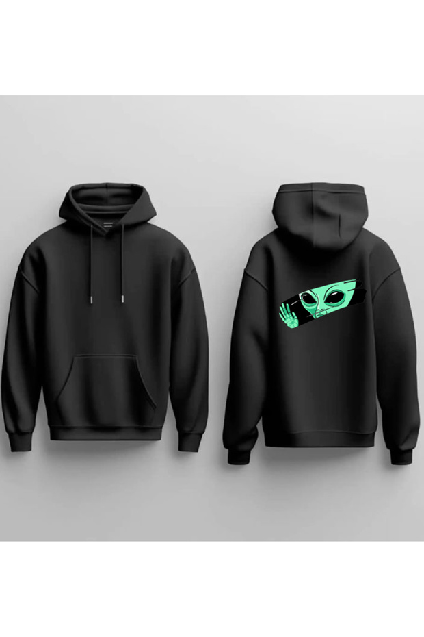 New Season Digital Printed 3 Thread Cotton Hooded Sweatshirt