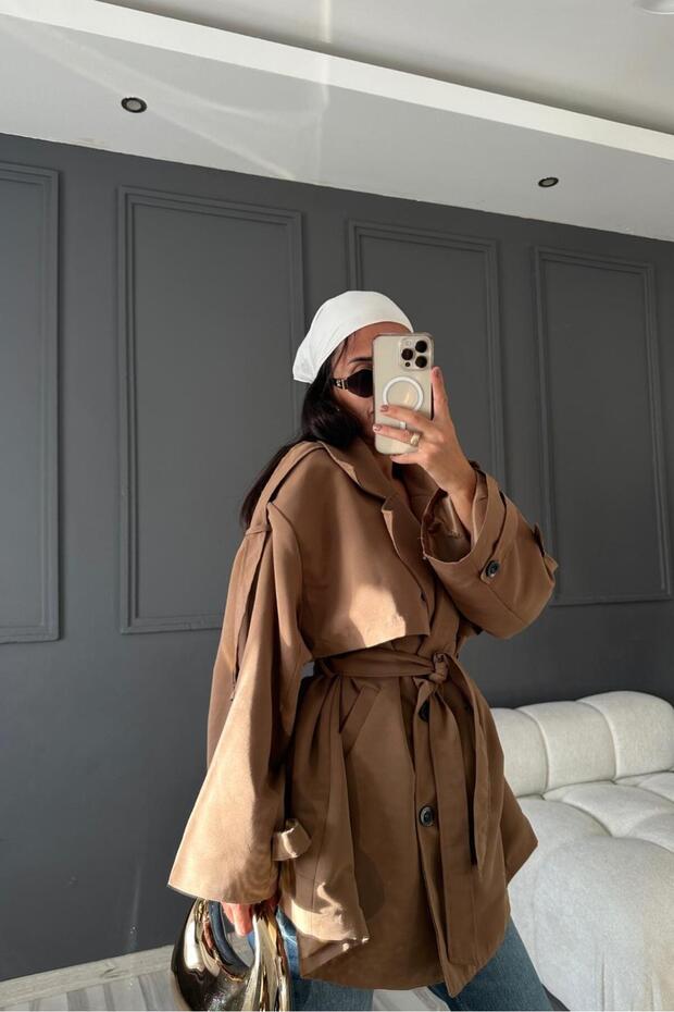 Style of Premium Astarlı Trençkot - 2