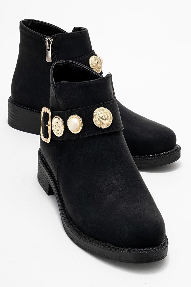 Women's High Heeled Boots Black Emerald