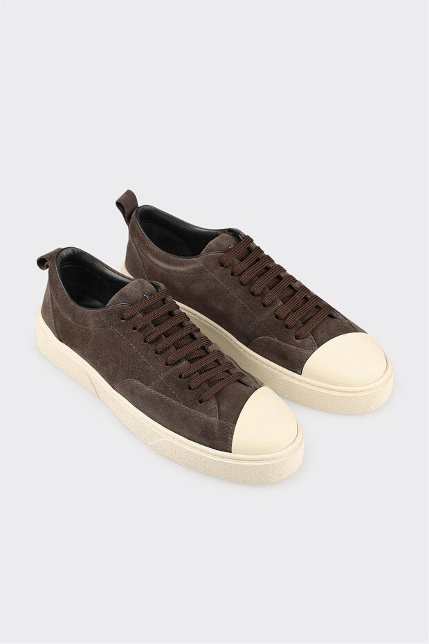 Antrasit Deri Erkek Günlük Ayakkabı - 2