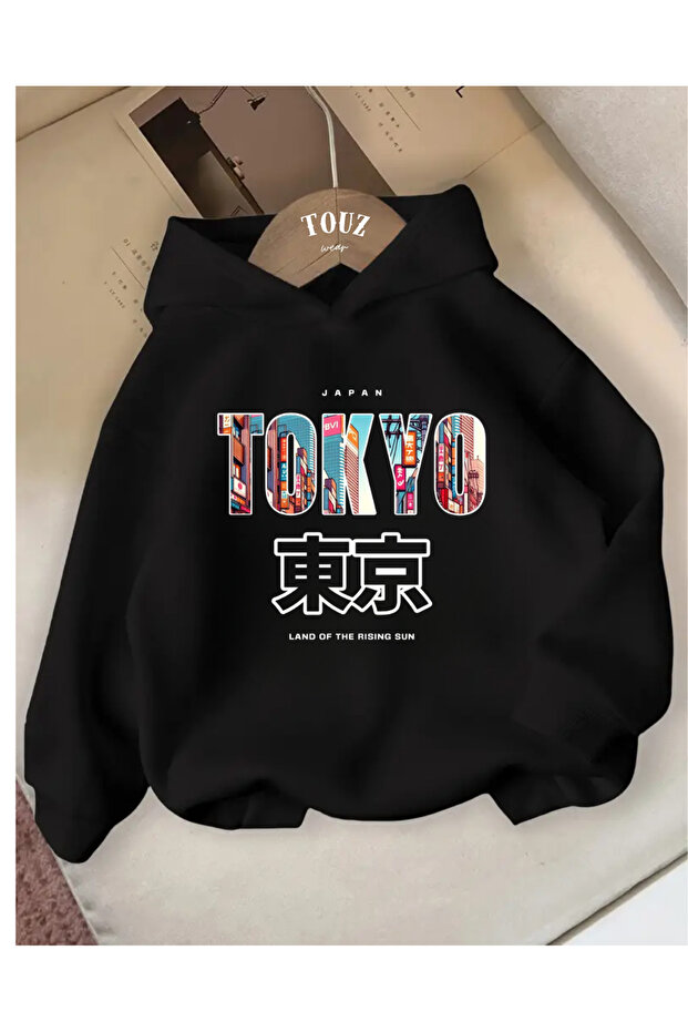 هودي سميك مطبوع عليه 3 خيوط من Young Tokyo