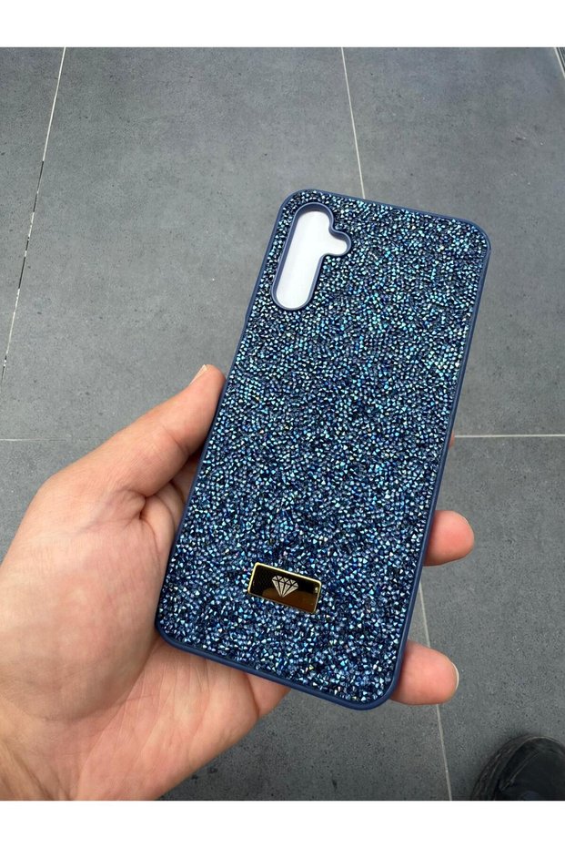 Samsung Galaxy A26 Blue Color Stone Phone Case