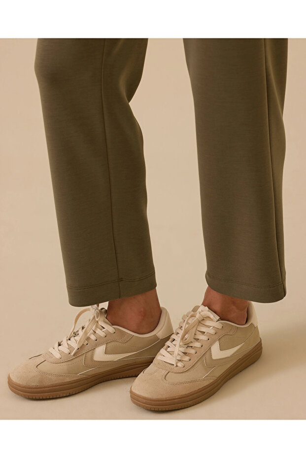 Elastik Bel Cepli Pantolon - 4