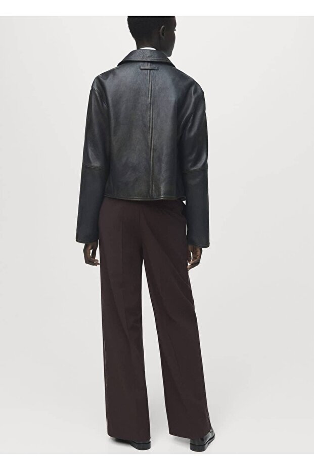 Yandan çizgili pantolon - 4