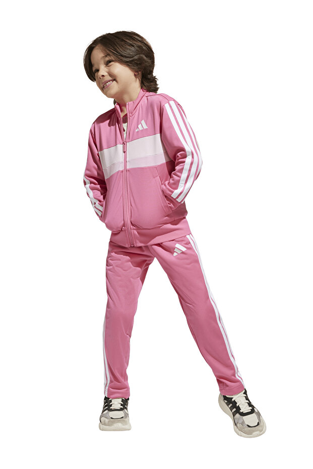 Düz Pembe Kız Çocuk Eşofman Takımı JI6208 LK 3S TIB TS - 2